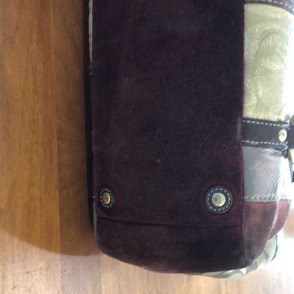 COACH TOTE HANDBAG/PURSE IN PATCHWORK GORGEOUS COLORS BOX & DUST BAG LUXURY🤎 - Picture 11 of 16